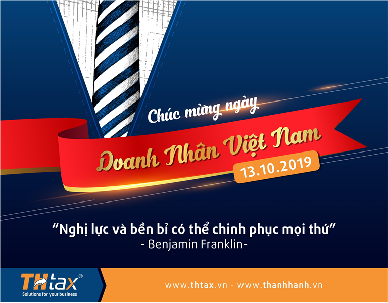 Chúc Mừng Ngày Doanh Nhân Việt Nam 13 10 2019